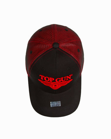 TOP GUN® LOGO TRUCKER HAT
#color_black-red