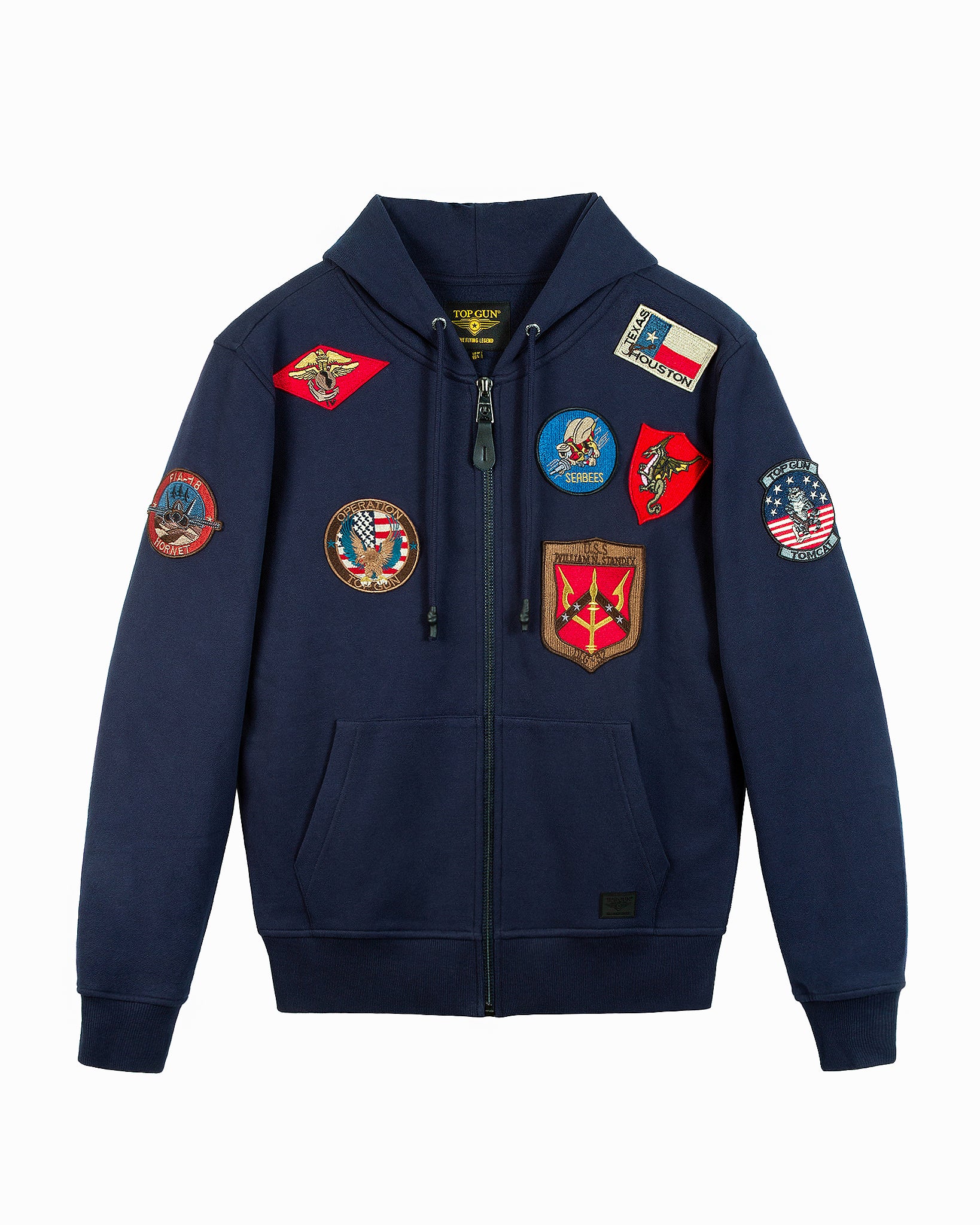 TOP GUN® CLASSIC PATCH HOODIE – Top Gun Store - Main Image