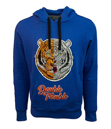 TOP GUN® DOUBLE TROUBLE HOODIE-royalblue