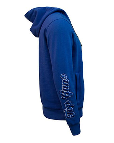 TOP GUN® DOUBLE TROUBLE HOODIE-Royal-Sideview