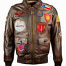 TOP GUN® VINTAGE OFFICIAL SIGNATURE SERIES LEATHER JACKET