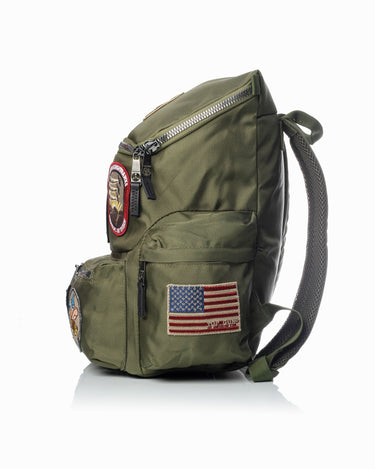 TOP GUN® BACKPACK WITH PATCHES-Khaki #color_olive