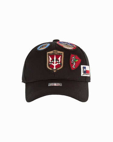 TOP GUN® CAP WITH PATCHES #color_black