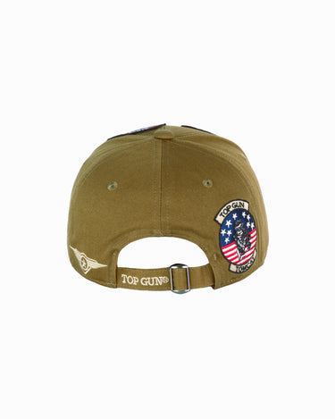 TOP GUN® CAP WITH PATCHES #color_olive