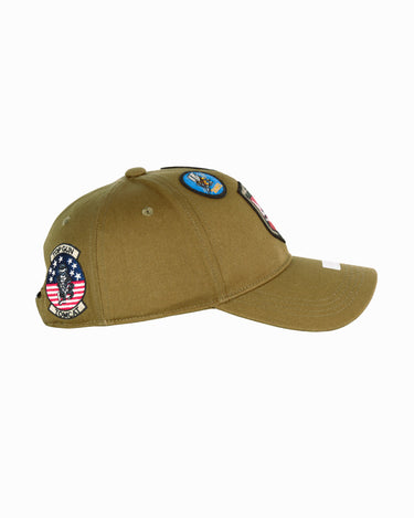 TOP GUN® CAP WITH PATCHES #color_olive