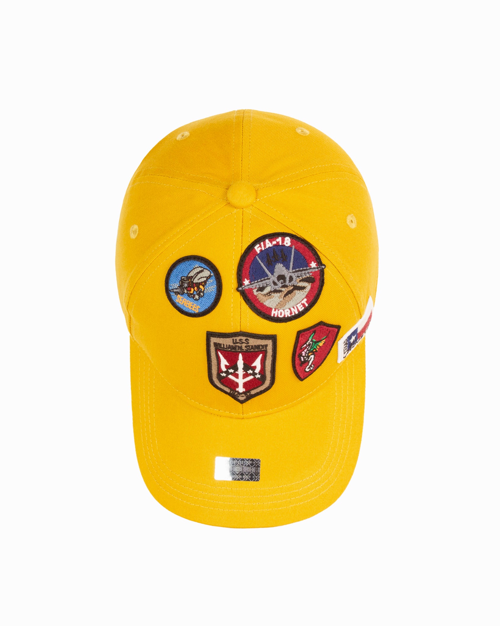 TOP GUN® CAP WITH PATCHES #color_yellow