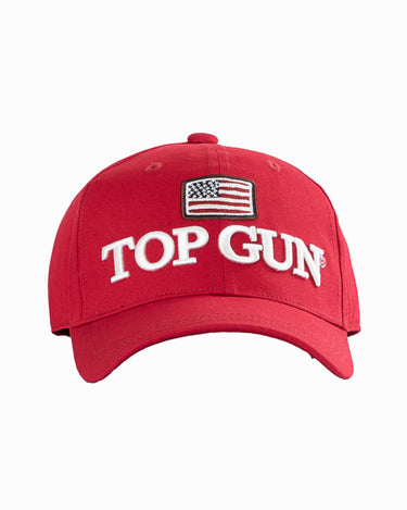 TOP GUN® LOGO AND FLAG CAP – Top Gun Store