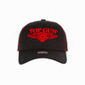 TOP GUN® LOGO TRUCKER HAT 
#color_black-red