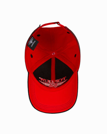 TOP GUN® LOGO TRUCKER HAT 
#color_black-red