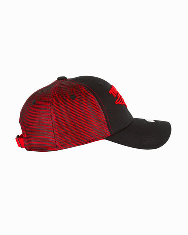 TOP GUN® LOGO TRUCKER HAT 
#color_black-red