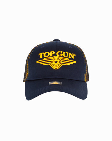 TOP GUN® LOGO TRUCKER HAT 
#color_navy-yellow
