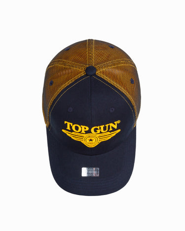 TOP GUN® LOGO TRUCKER HAT 
#color_navy-yellow