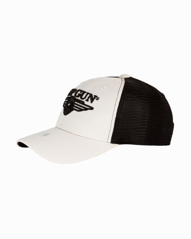 TOP GUN® LOGO TRUCKER HAT 
#color_white-black