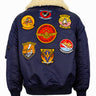 TOP GUN® KIDS' "ATLANTIC FLEET" NYLON JACKET #color_navy