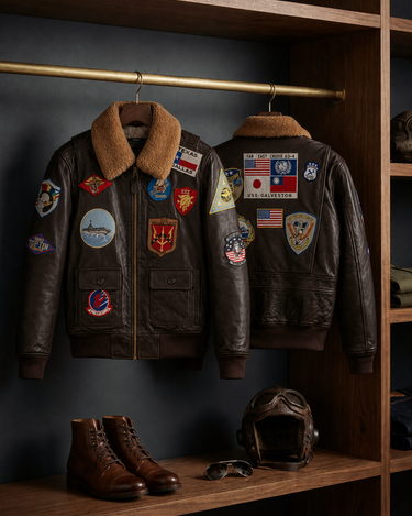 TOP GUN® OFFICIAL SIGNATURE SERIES LEATHER JACKET 1.0 - Men's