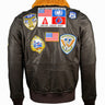 TOP GUN® OFFICIAL SIGNATURE SERIES JACKET 2.0 #color_dark-brown