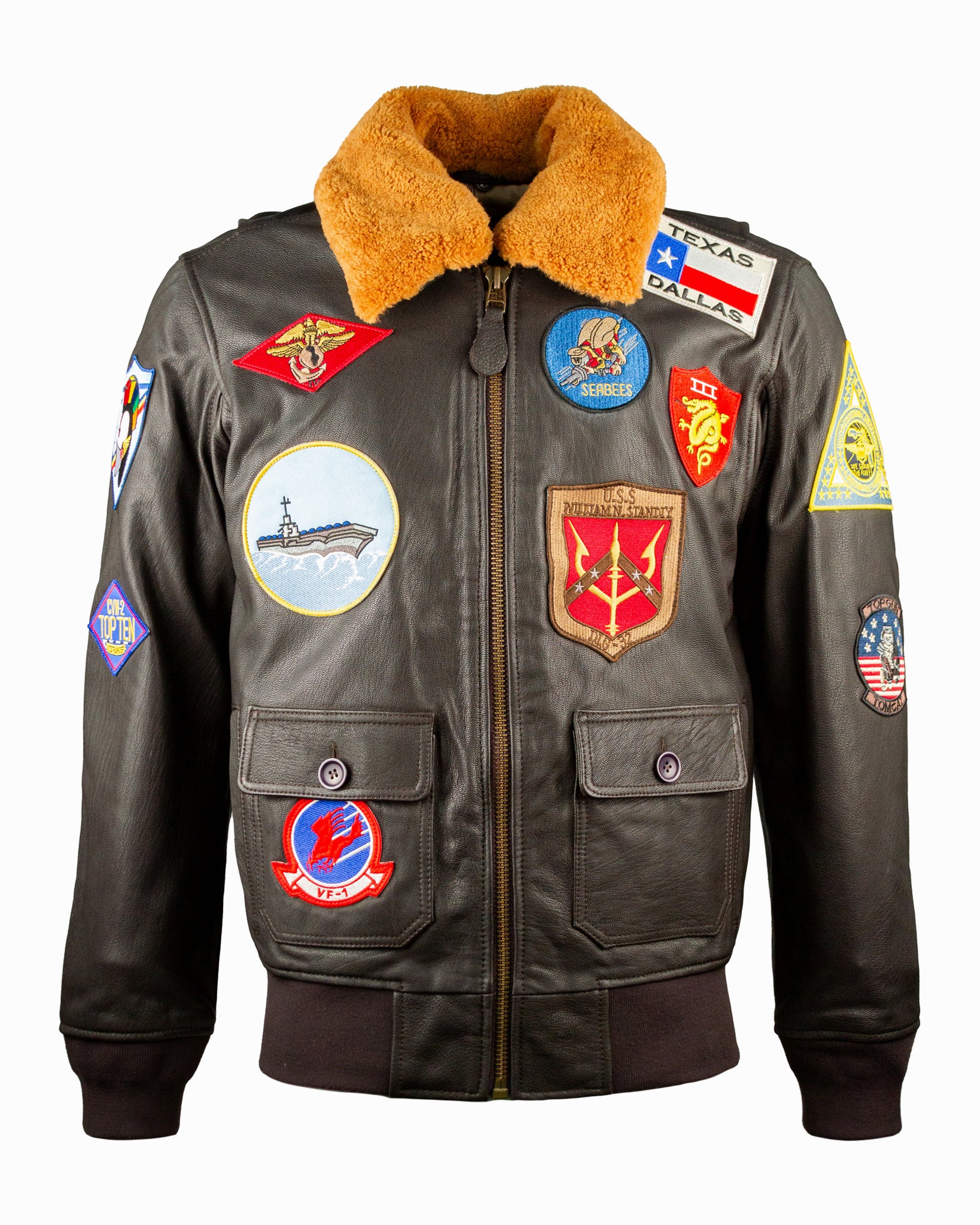 TOP GUN® OFFICIAL SIGNATURE SERIES JACKET 2.0 #color_dark-brown