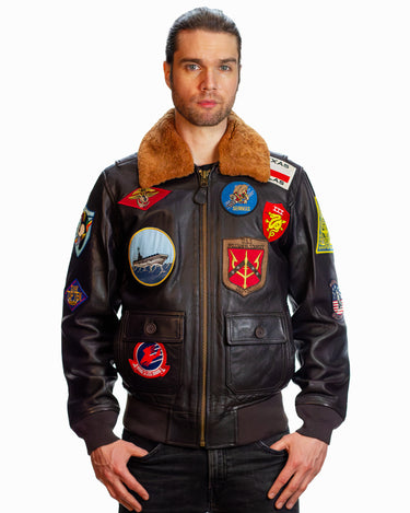 TOP GUN® OFFICIAL SIGNATURE SERIES JACKET 2.0 #color_dark-brown