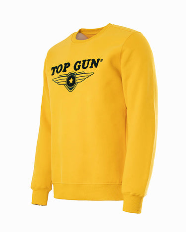 TOP GUN® EMBROIDERED LOGO CREWNECK #color_yellow