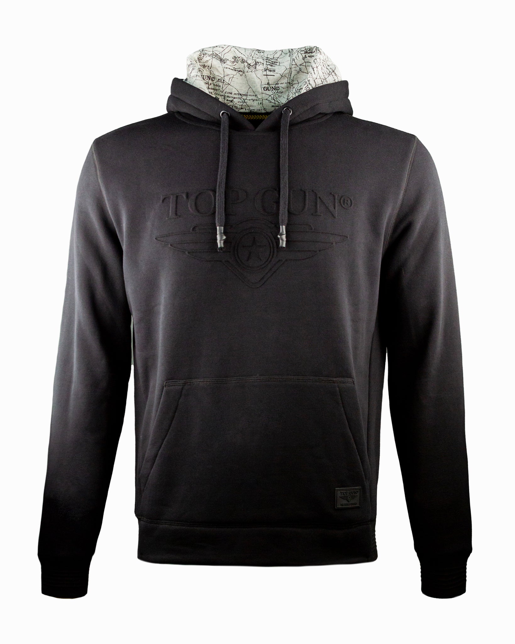 TOP GUN® "3D" HOODIE #color_black