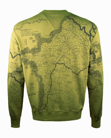 TOP GUN® "MAP" CREWNECK #color_olive