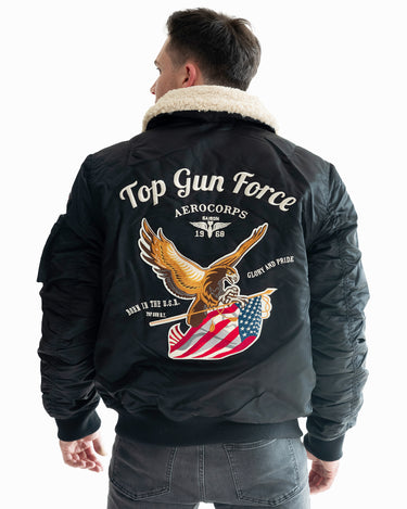TOP GUN® FORCE CW45 JACKET-Back #color_black