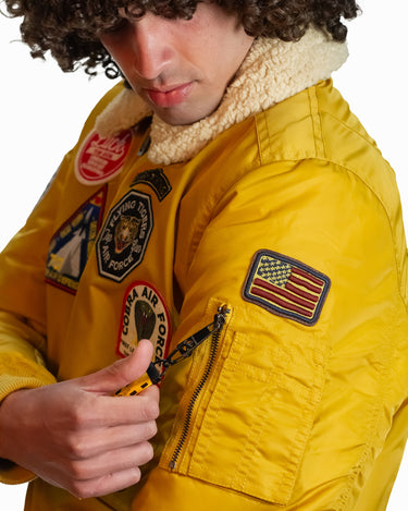 TOP GUN® FORCE CW45 JACKET-side #color_yellow