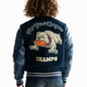 TOP GUN® BULLDOG VARSITY JACKET-Back Model #color_navy