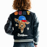 TOP GUN® MEN'S "GOAT" VARSITY JACKET #color_black