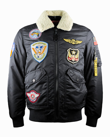 TOP GUN® "CORONADO" NYLON JACKET #color_black