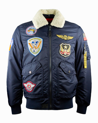 TOP GUN® "CORONADO" NYLON JACKET #color_navy