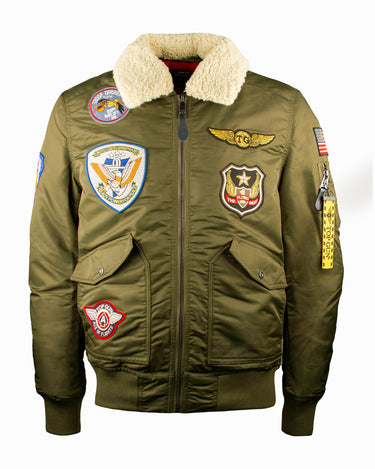 TOP GUN® "CORONADO" NYLON JACKET #color_olive