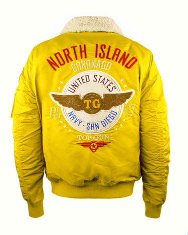 TOP GUN® "CORONADO" NYLON JACKET #color_yellow