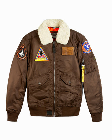 Men's Bomber Jacket Navy, Olive Brown TOP GUN® MEN'S