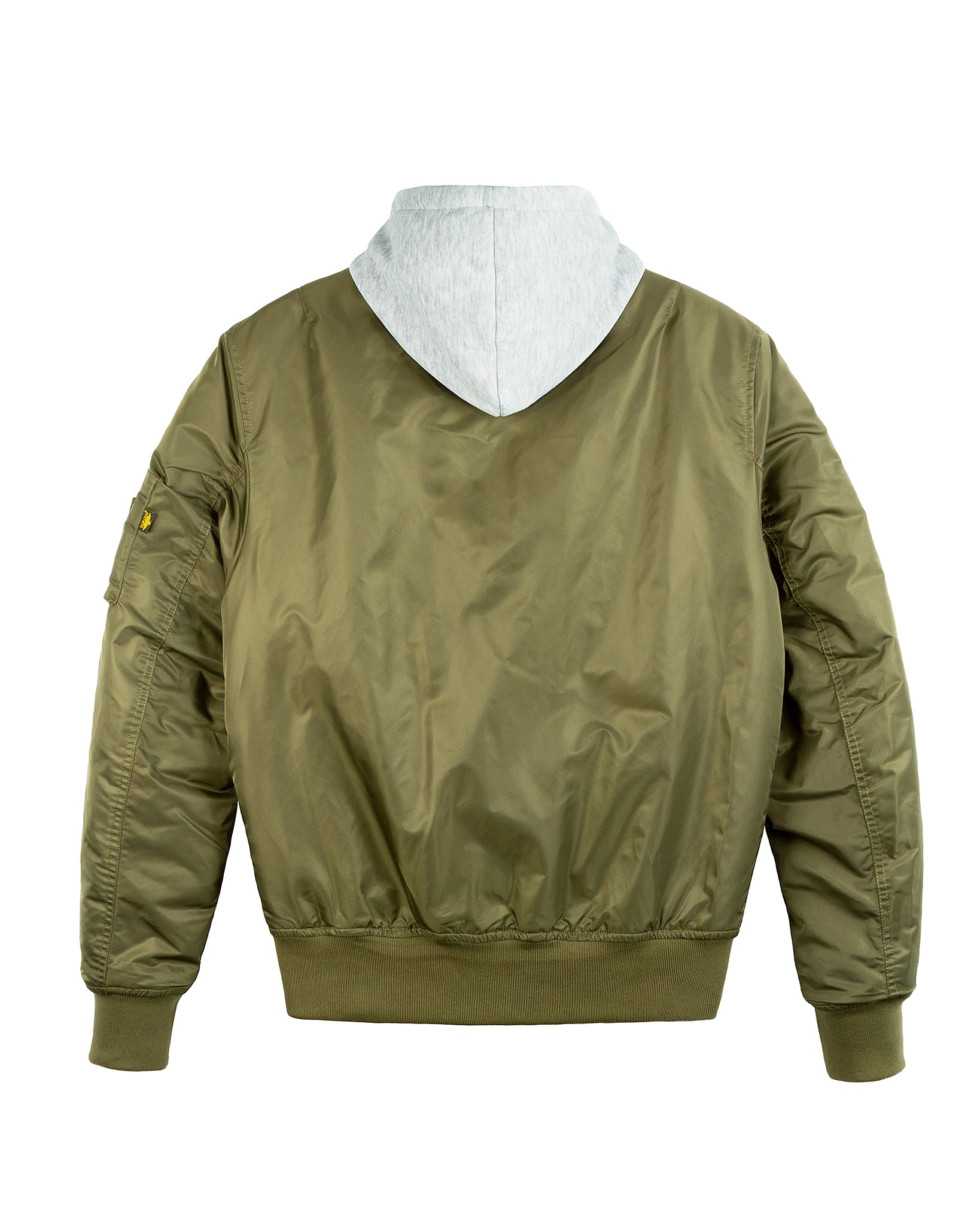 Green Bomber Bomberjacke Mit Hoodie TOP GUN® MA-1 NYLON BOMBER