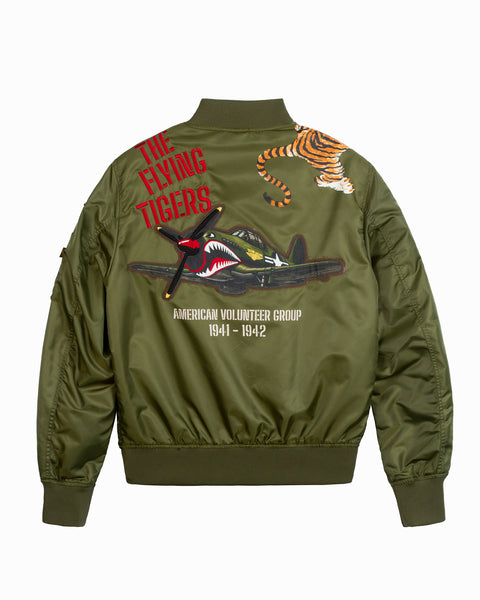 TOP GUN® FLYING TIGERS BOMBER JACKET – Top Gun Store