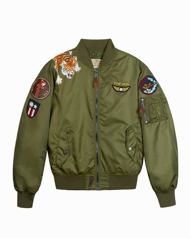 TOP GUN® FLYING TIGERS BOMBER JACKET – Top Gun Store