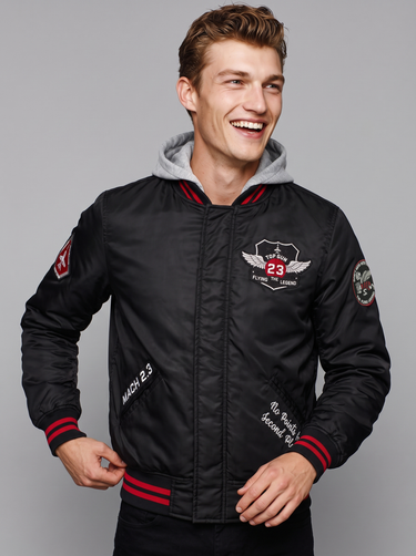 Top Gun® NO POINTS FOR SECOND PLACE BOMBER JACKET