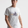 Tshirt-TOP GUN® ' WILD SPIRIT’ TEE- #color_off-white-melange