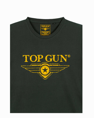 TOP GUN® NEW "VINTAGE LOGO" TEE #color_anthra-yellow