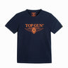 TOP GUN® NEW "VINTAGE LOGO" TEE #color_navy-orange