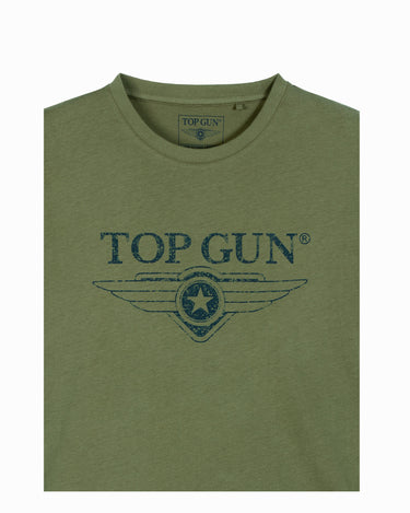 TOP GUN® NEW "VINTAGE LOGO" TEE #color_olive-navy