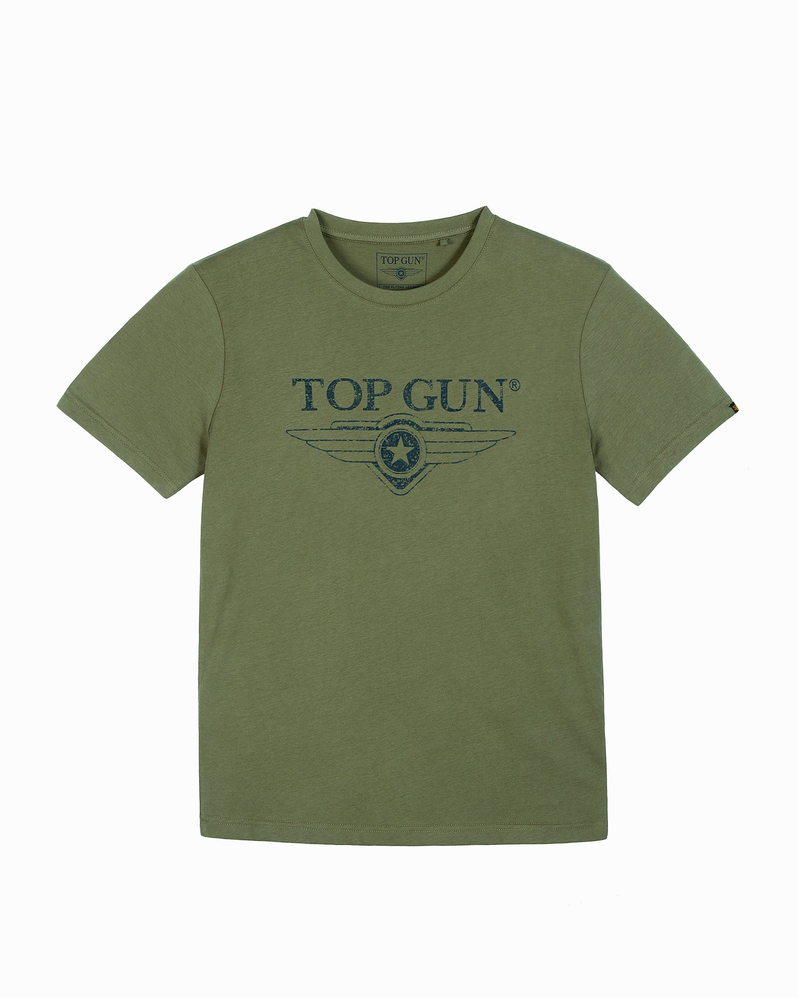TOP GUN® NEW "VINTAGE LOGO" TEE #color_olive-navy