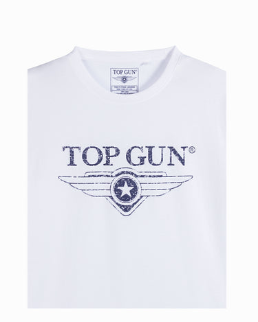 TOP GUN® NEW "VINTAGE LOGO" TEE #color_white-dusk