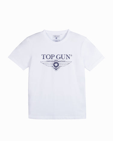 TOP GUN® NEW "VINTAGE LOGO" TEE #color_white-dusk