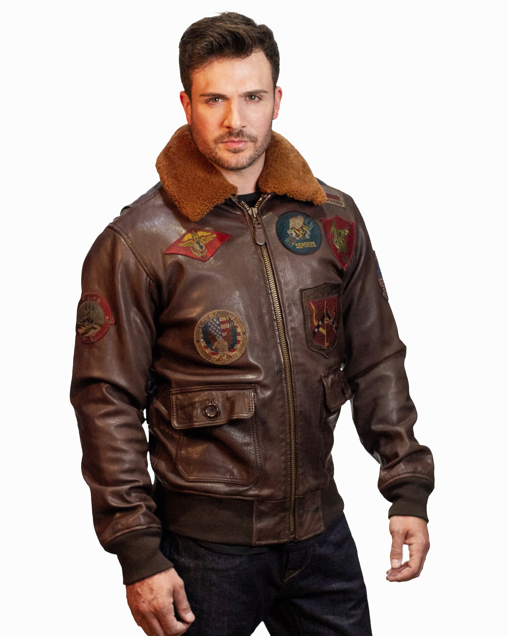 Men's Leather Jackets | The Top Gun® Official Store | Men's Leather ...