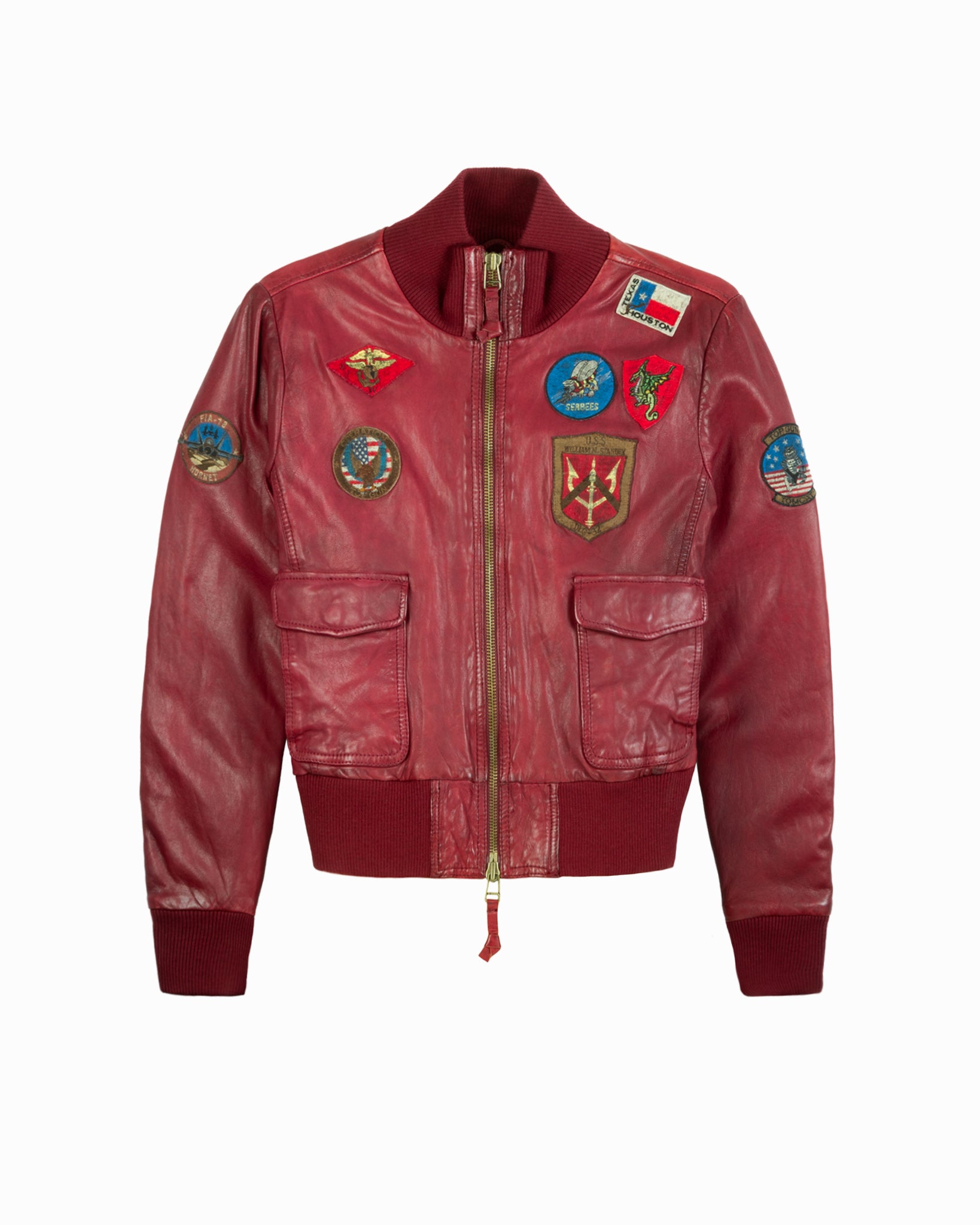 OFFICIAL MISS TOP GUN® LEATHER JACKET Colors Black, Brown