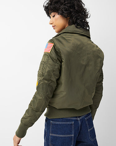 TOP GUN® CWU-45 FLIGHT JACKET WITH PATCHES - THE OFFICIAL TOP GUN