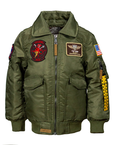TOP GUN CWU-45P Patch Embroidery Military Style Bomber Jacket Pilot Flight  Winter Coat