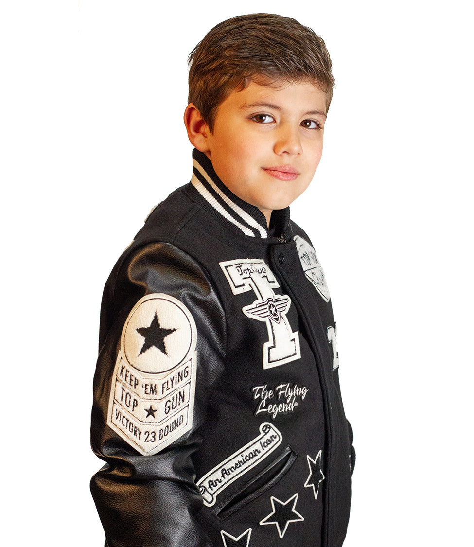 Faux Leather Jacket, Street Fashion, Cool And Stylish For Baby Boy | SHEIN